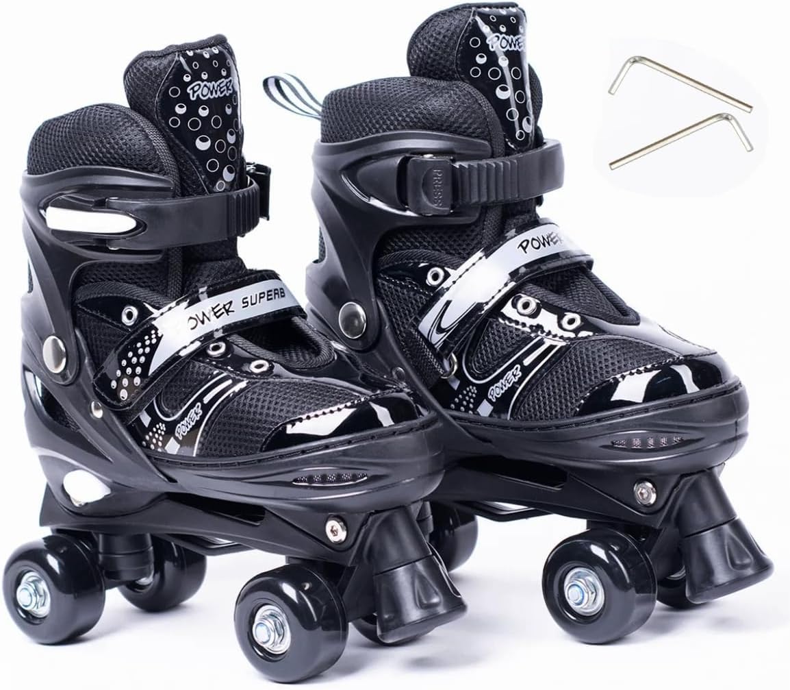Kids Outdoor Quad - 2026 Roller Skates for Kids Double