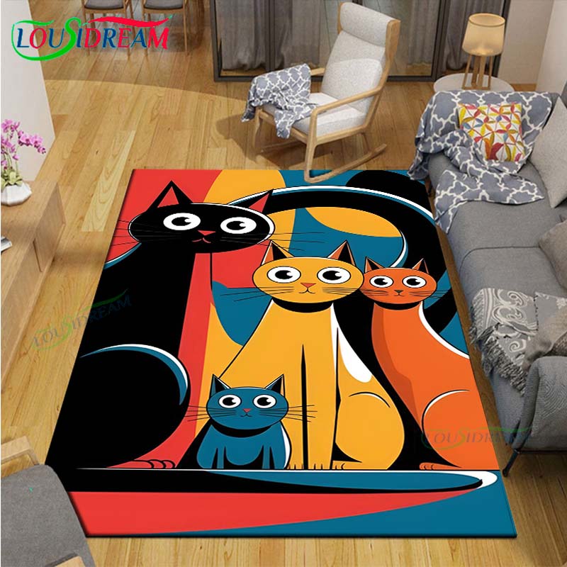 Kids Outdoor Yoga - 3D Fashion Exquisite painting Cat Printed