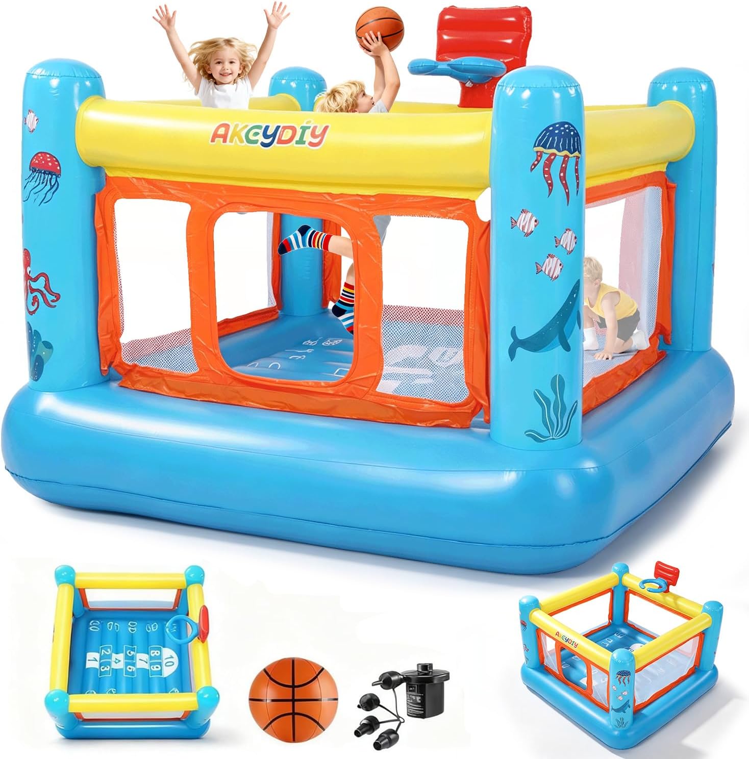 Kids Outdoor Jump House - Bounce House, PVC Inflatable Bounce House