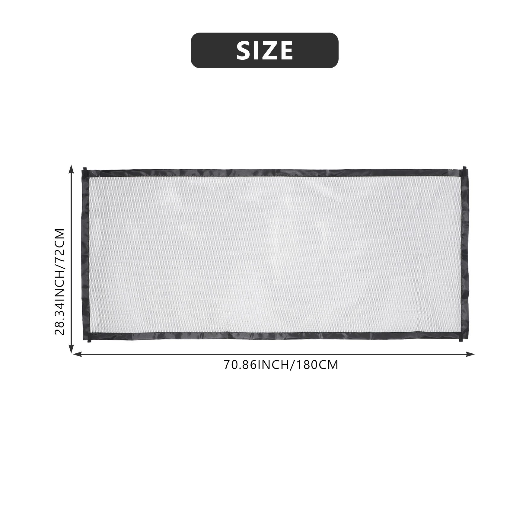 Kids Outdoor Fence - AINY-Magic Gate Portable Folding Mesh Baby