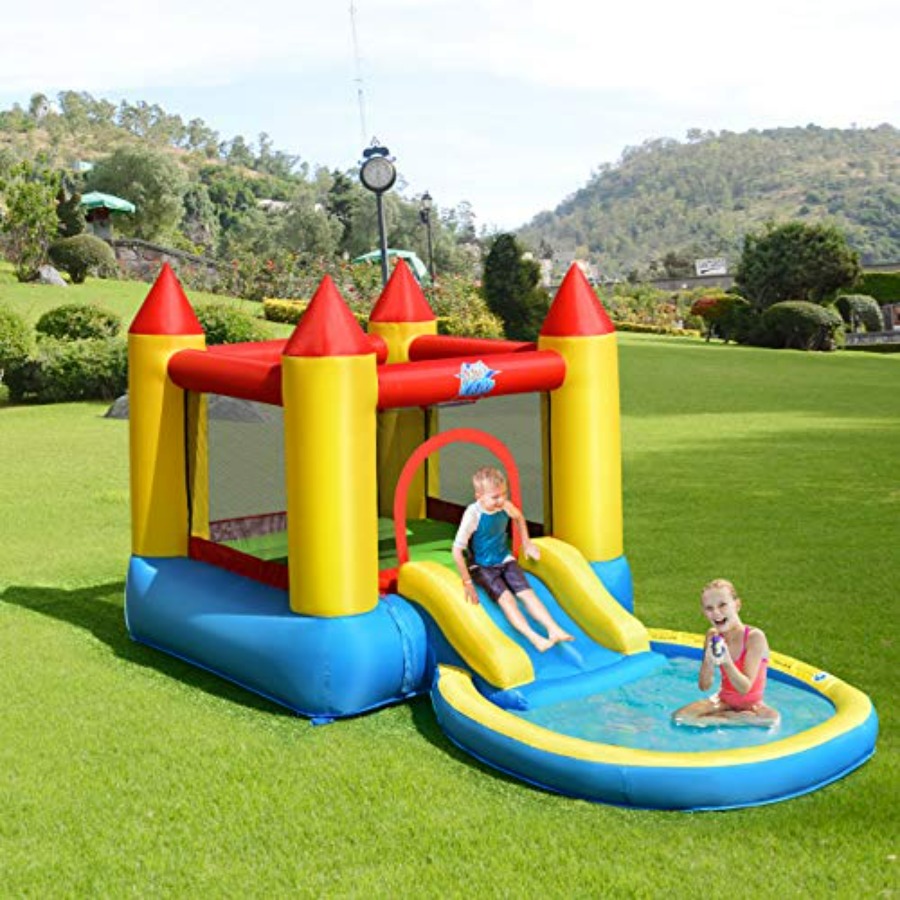 Kids Outdoor Jump House - Outdoor backyard inflatable bounce house for