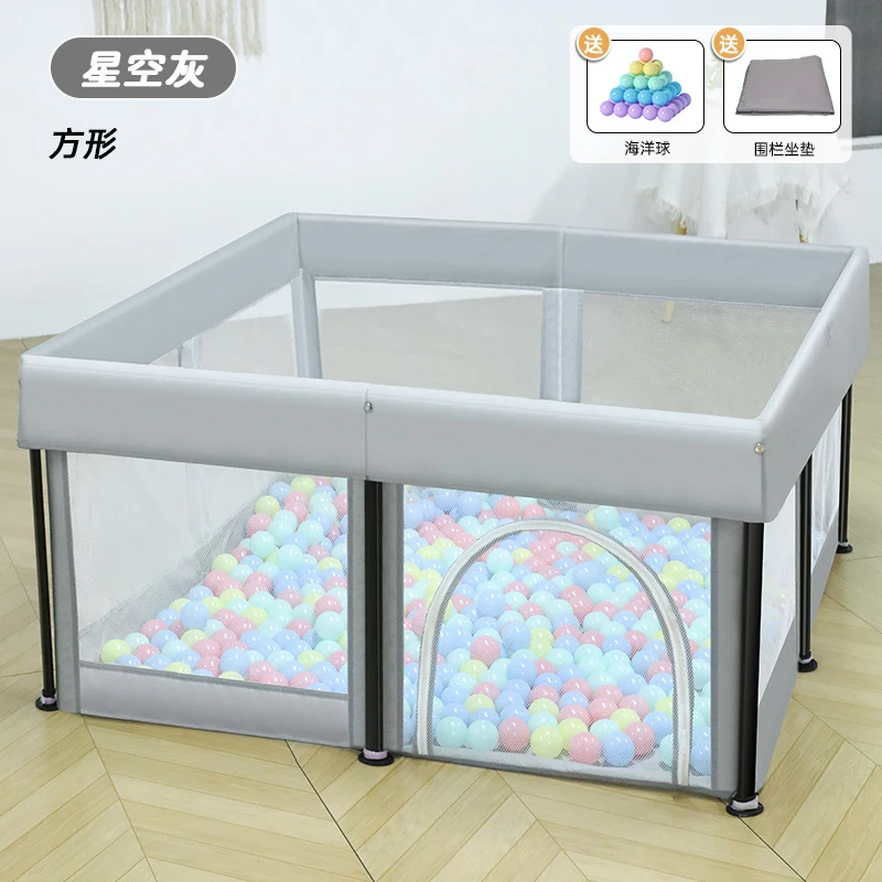 Kids Outdoor Fence - Foldable Tool-free Baby Playpen Anti-climb Safety