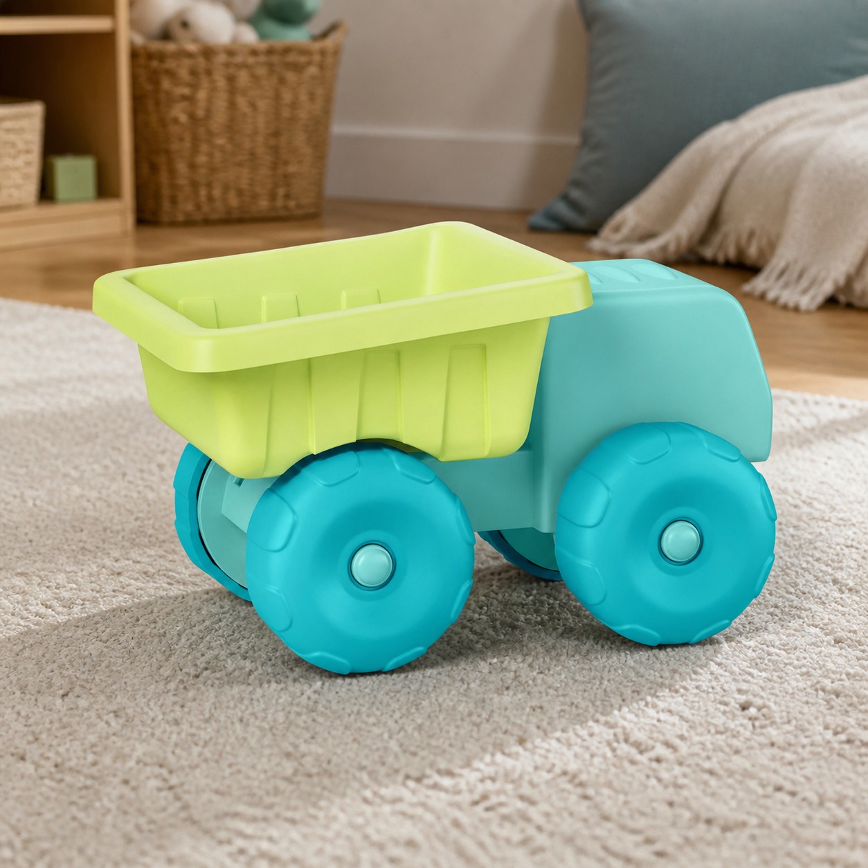 Kids Outdoor Sandbox - Dump Truck Sand Toy Beach Play