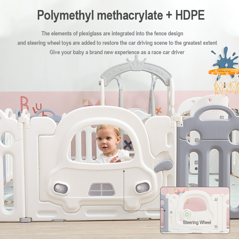 Feiqitoy Plastic Playard Porta - Kids Outdoor Fence 评论和价格