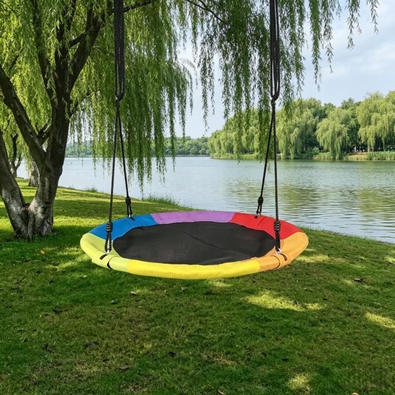 Circular Oxford Net Canvas Kid - Kids Outdoor Hammock 评论和价格