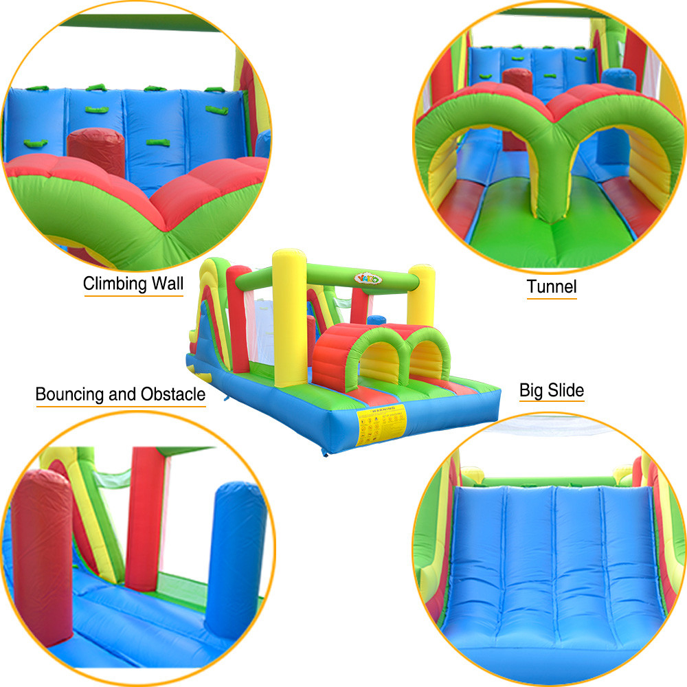 Colorful Inflatable Bounce Hou - Kids Outdoor Jump House 评论和价格