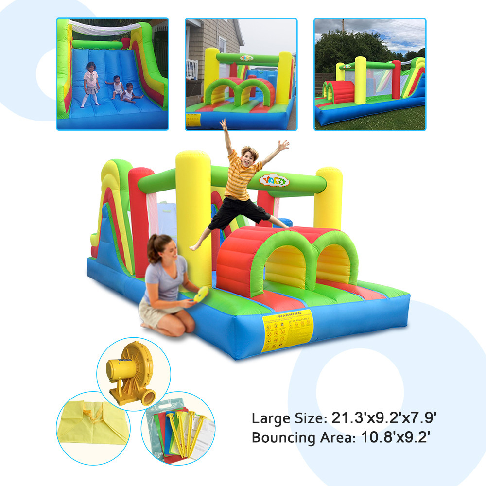 Colorful Inflatable Bounce Hou - Kids Outdoor Jump House 评论和价格