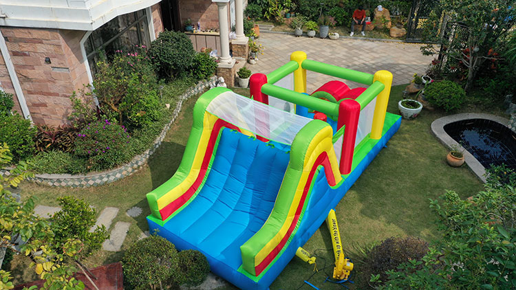 Colorful Inflatable Bounce Hou - Kids Outdoor Jump House 评论和价格