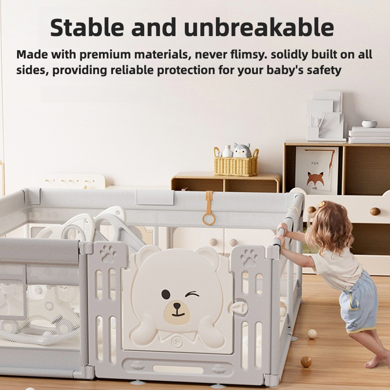 IMBABY 180x150cm Baby Playpen  - Kids Outdoor Fence 评论和价格