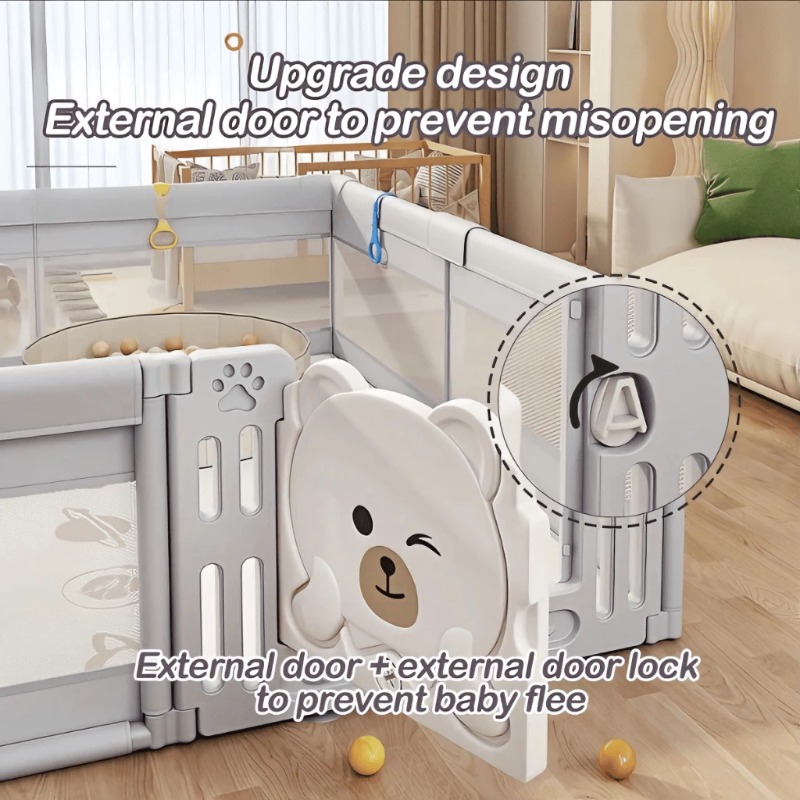 IMBABY 180x150cm Baby Playpen  - Kids Outdoor Fence 评论和价格