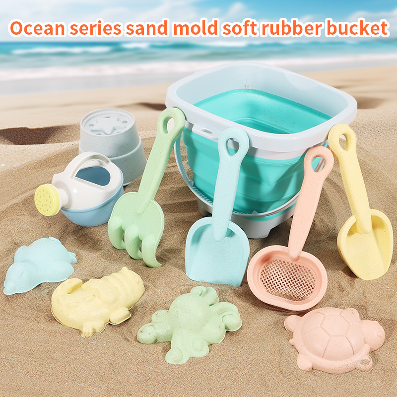 Beach Sand Play Water Set Fold - Kids Outdoor Sandbox 评论和价格