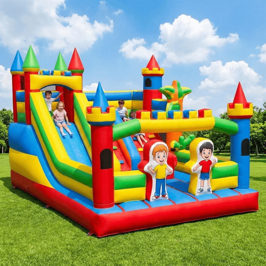 Customized Heavy Duty Commerci - Kids Outdoor Jump House 评论和价格