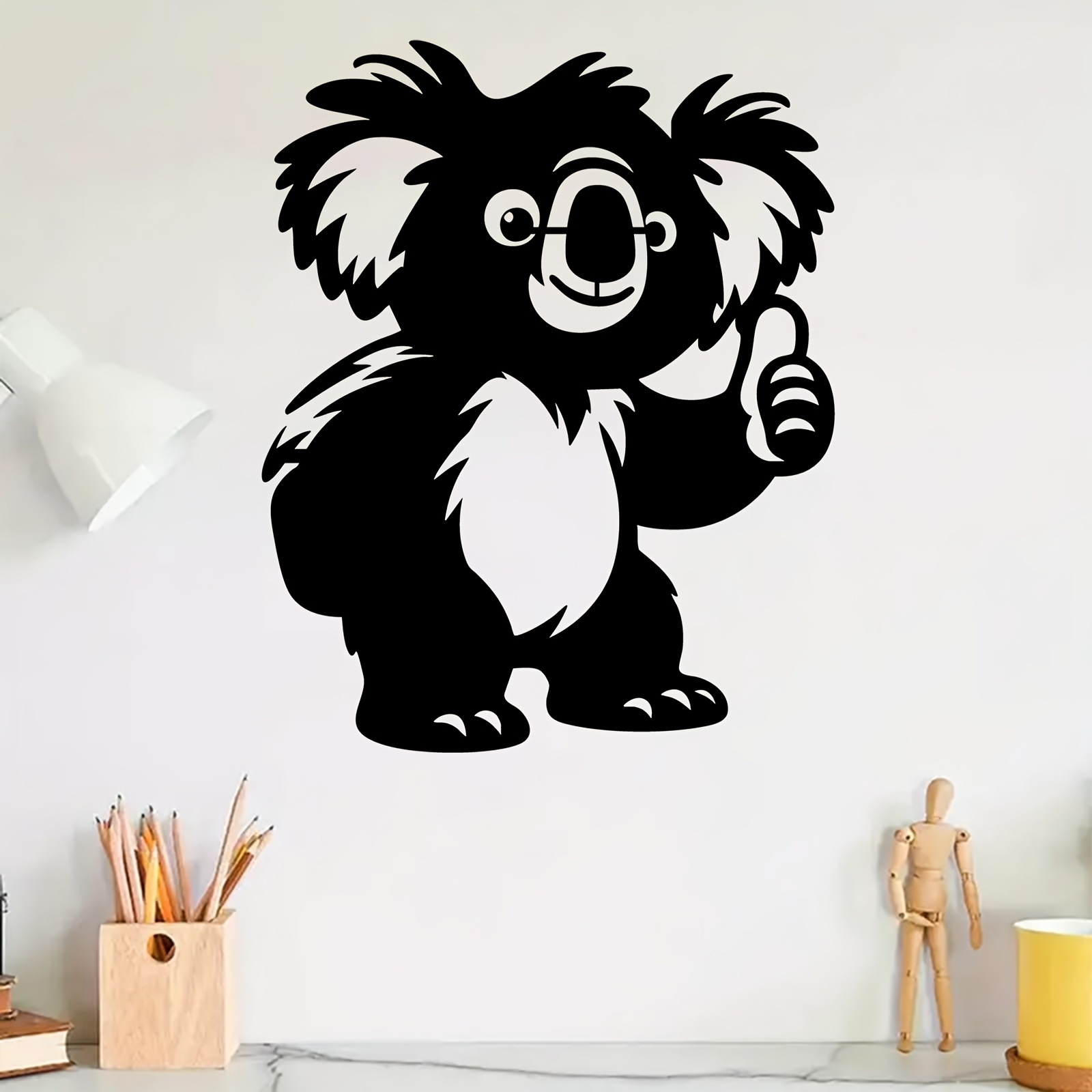 1PC Cute Koala Aluminum Metal  - Kids Outdoor Fence 评论和价格