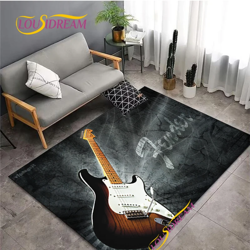 Fender Burning Guitar Pattern  - Kids Outdoor Yoga 评论和价格