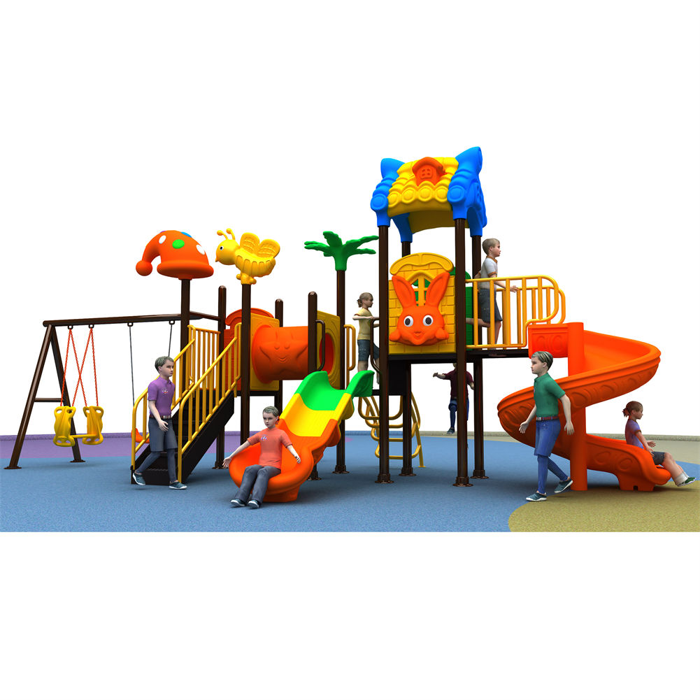 China Manufacturer Cheap Play  - Kids Outdoor Jungle Gym With Slide 评论和价格