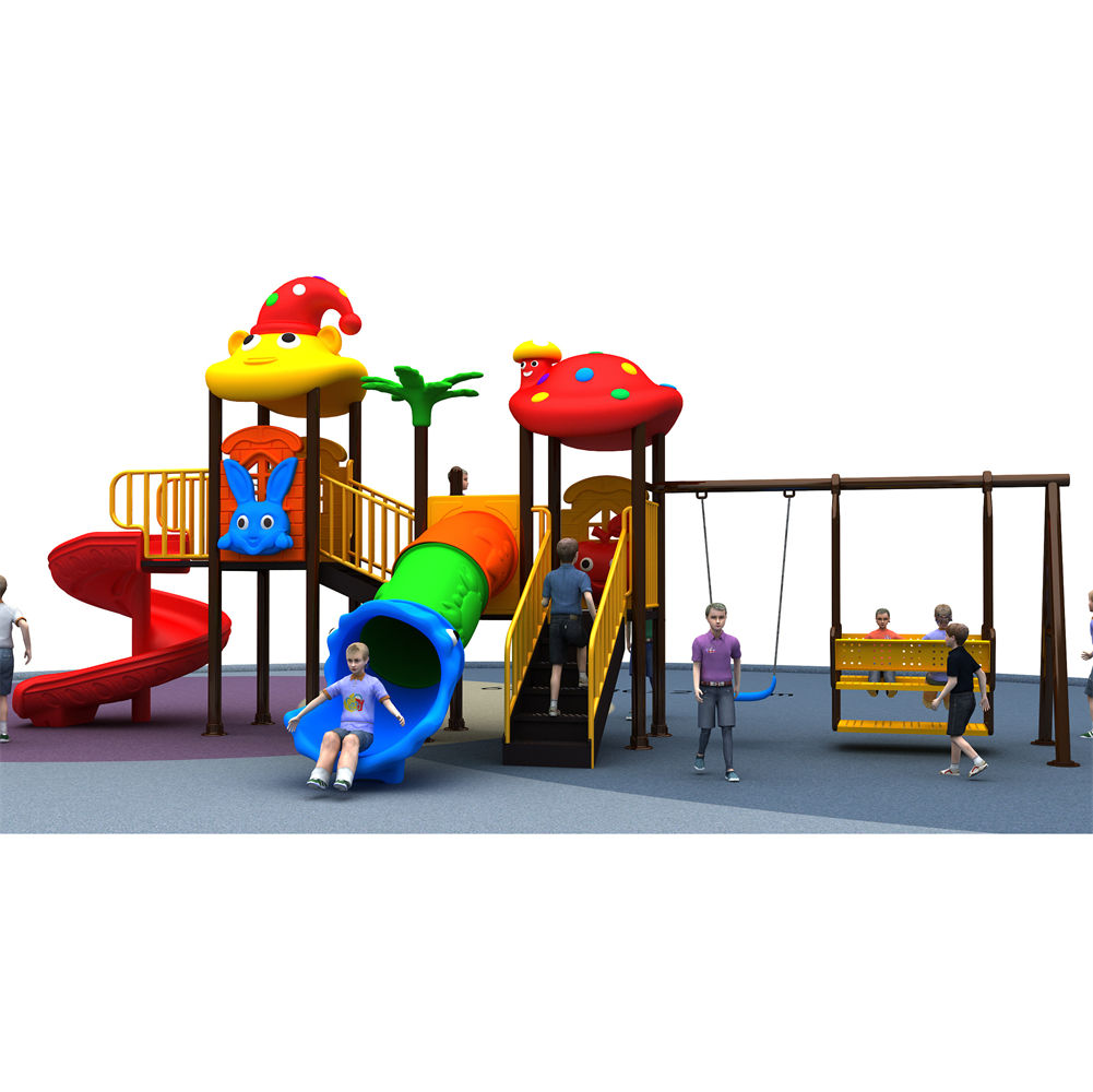 China Manufacturer Cheap Play  - Kids Outdoor Jungle Gym With Slide 评论和价格