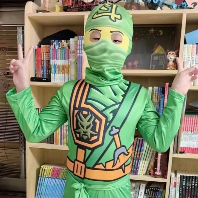 Leg Ninja Cosplay Superhero Ju - Kids Outdoor Ninja Warrior Course 评论和价格