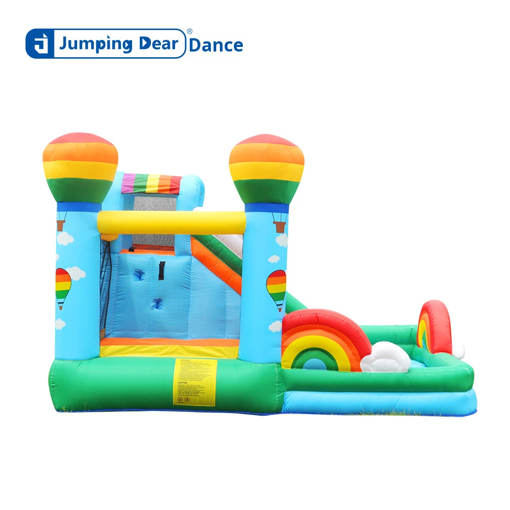 Kids Inflatable Castle with Sl - Kids Outdoor Jump House 评论和价格