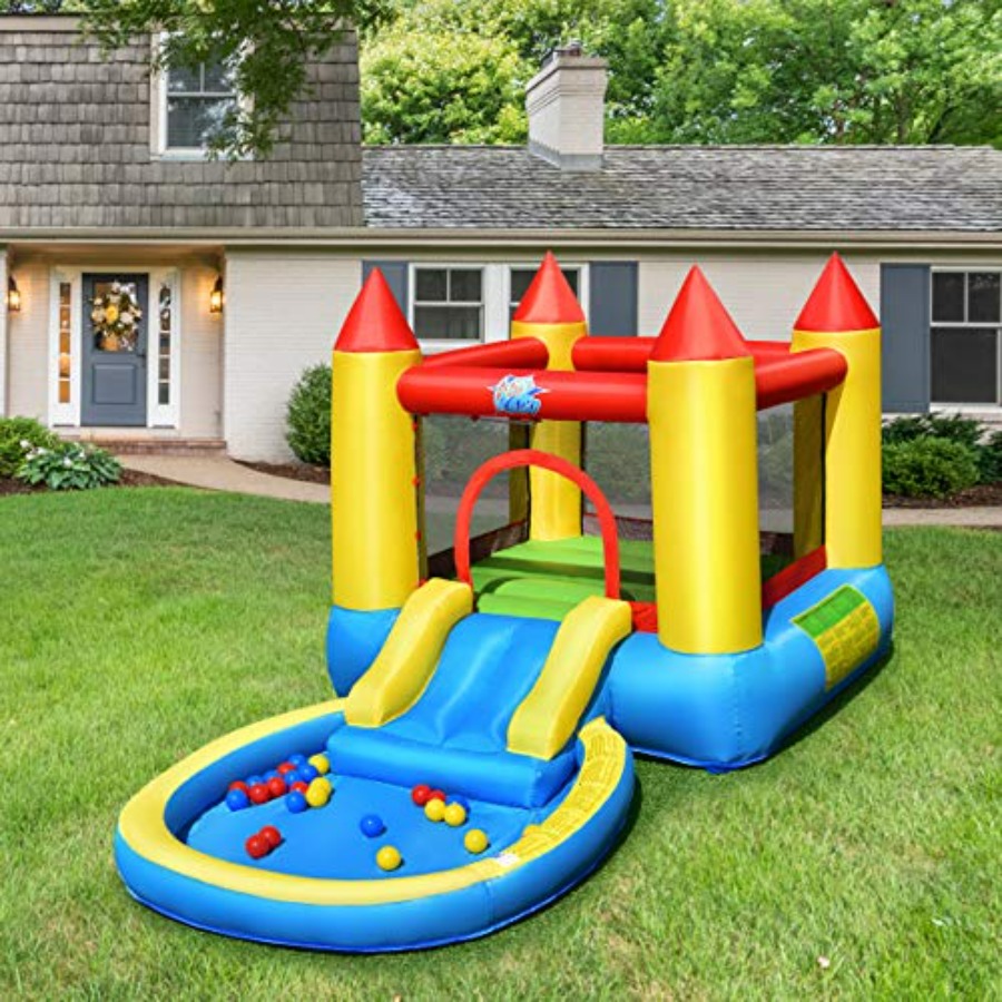 Outdoor backyard inflatable bo - Kids Outdoor Jump House 评论和价格