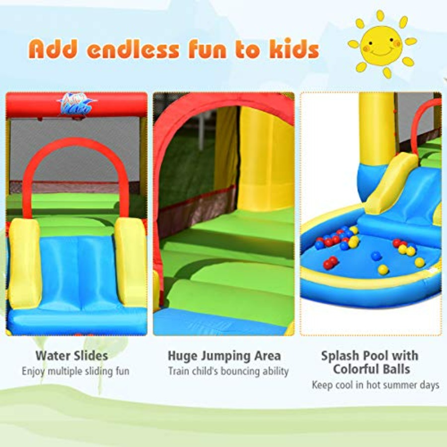 Outdoor backyard inflatable bo - Kids Outdoor Jump House 评论和价格