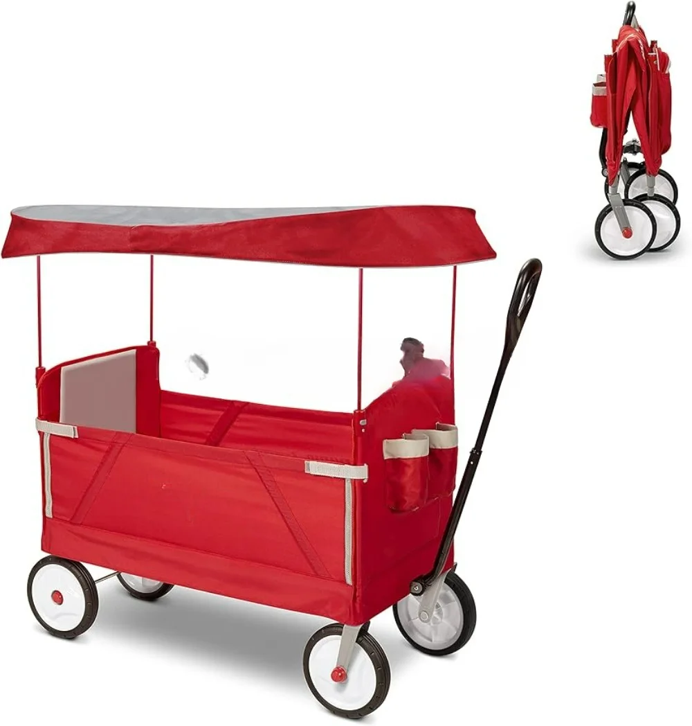 3-In-1 EZ Folding, Outdoor Col - Kids Outdoor Wagon 评论和价格