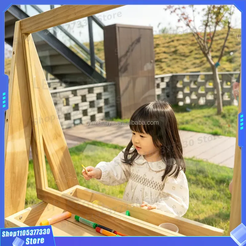 KANGYA SS50 Wooden Kids Art Ea - Kids Outdoor Easel 评论和价格