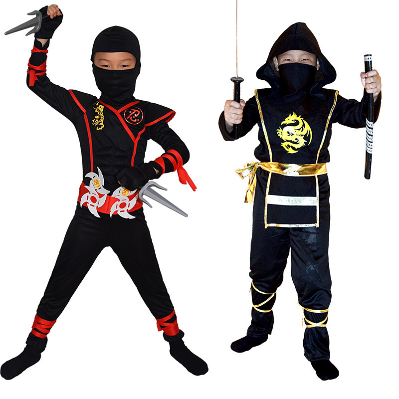 Boys Ninja Deluxe Costume for  - Kids Outdoor Ninja Warrior Course 评论和价格