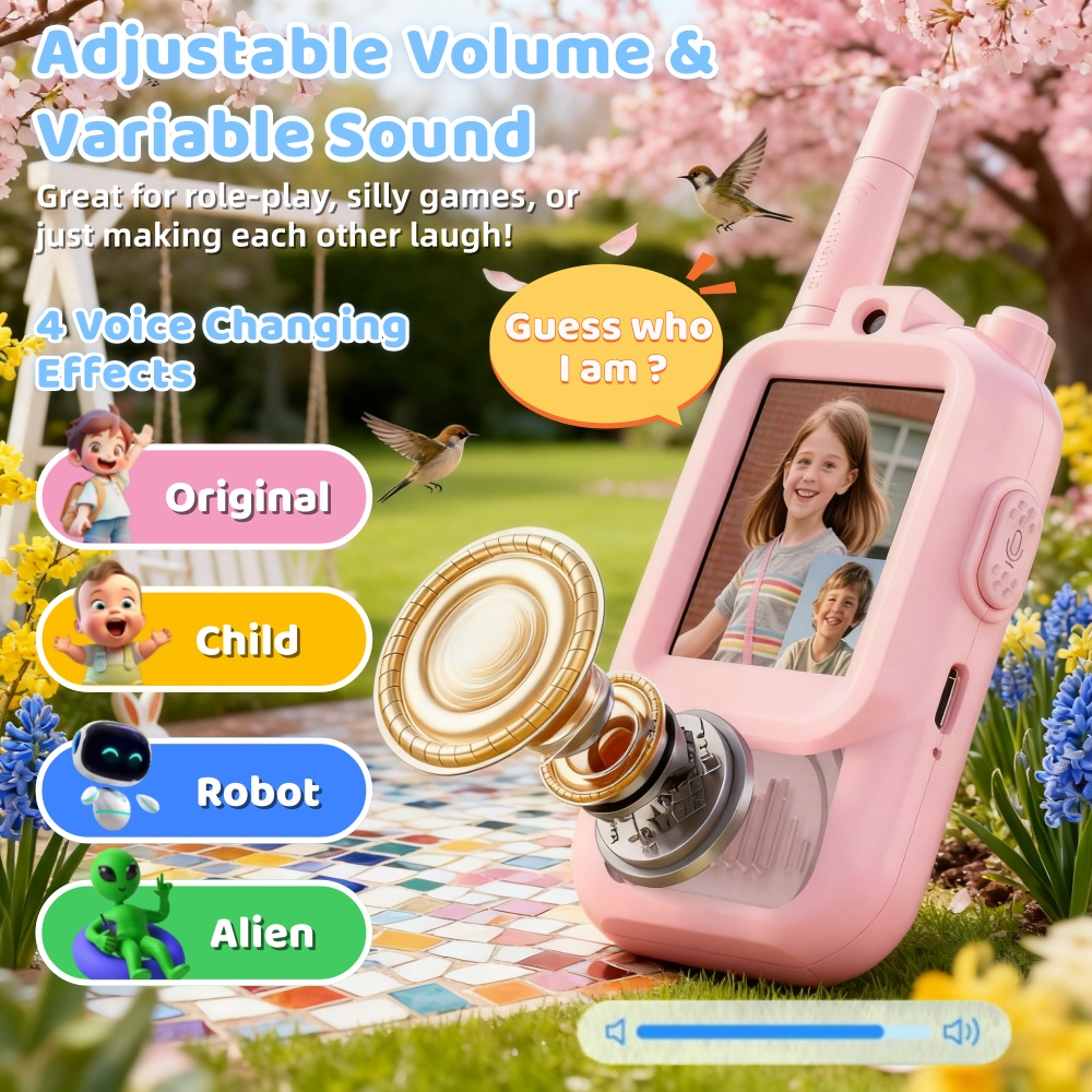 2PCS Video Walkie Talkie For K - Kids Outdoor Wagon 评论和价格