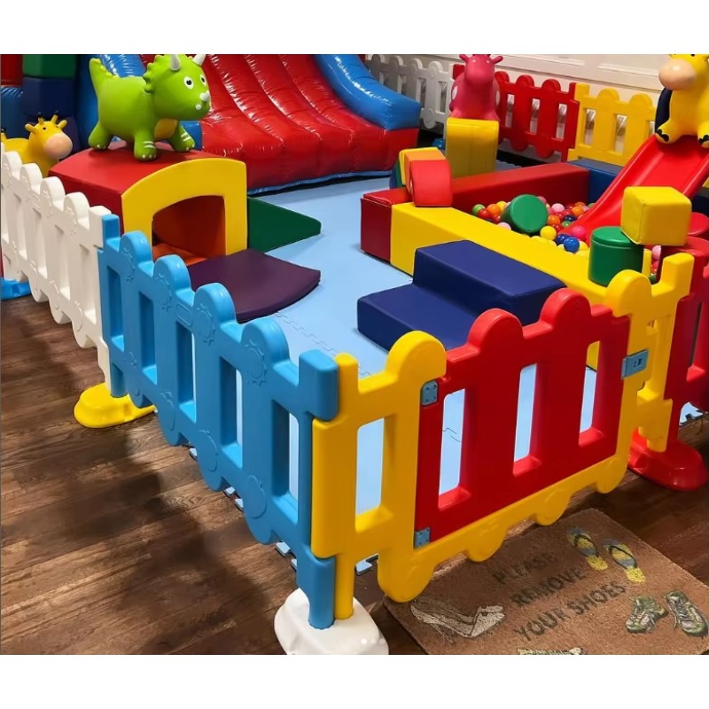 Easy-to-install portable plast - Kids Outdoor Fence 评论和价格