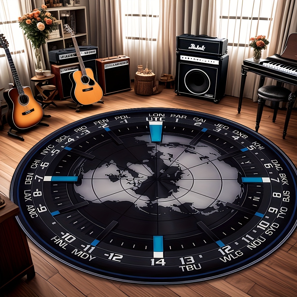World Time Zone Clock Print Ro - Kids Outdoor Zone 评论和价格