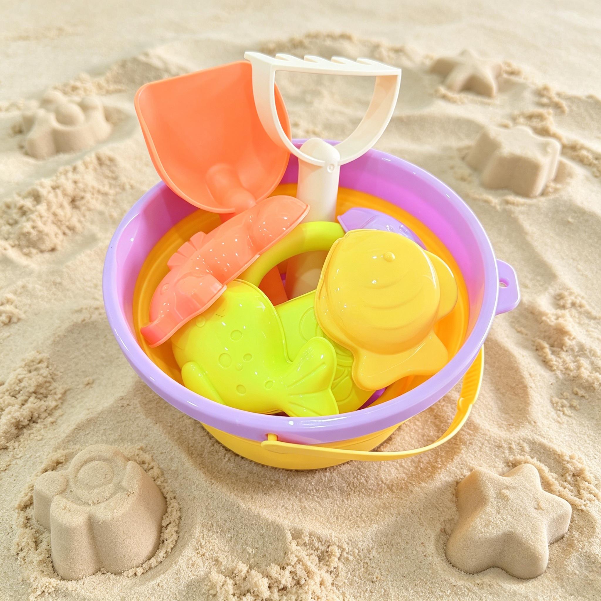 8Pcs Kids Beach Toys Set Colla - Kids Outdoor Sandbox 评论和价格