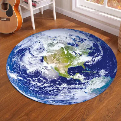 Galaxy Earth Moon Round Carpet - Kids Outdoor Wagon 评论和价格