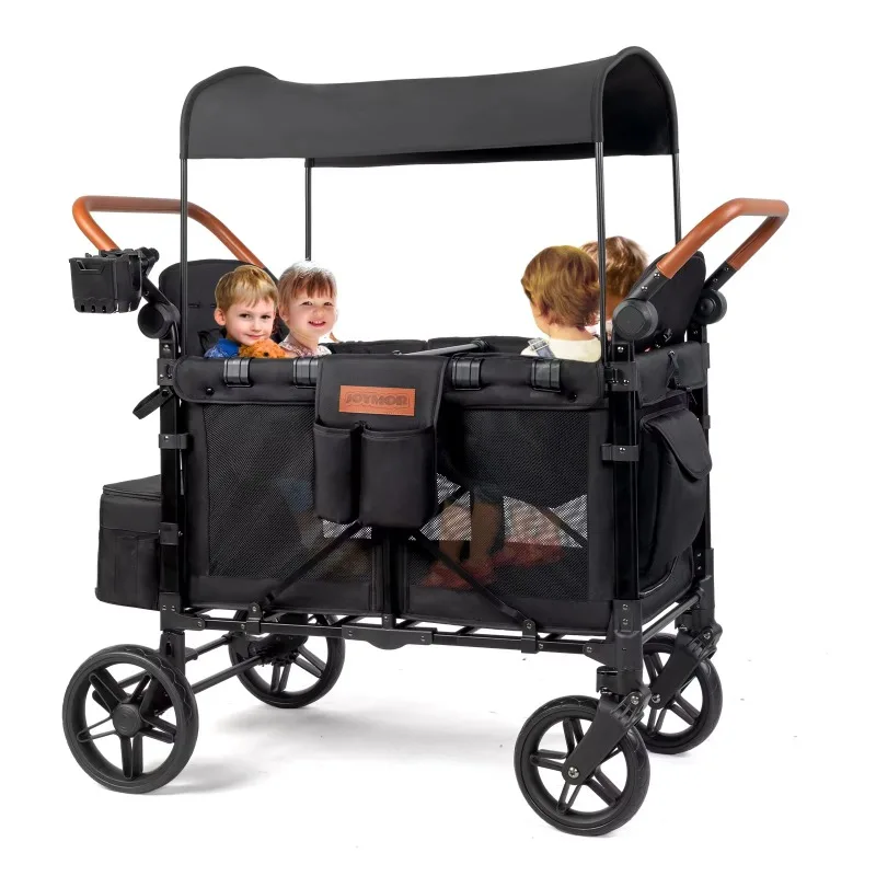 Outdoor Wagon Stroller 4 Seat  - Kids Outdoor Wagon 评论和价格