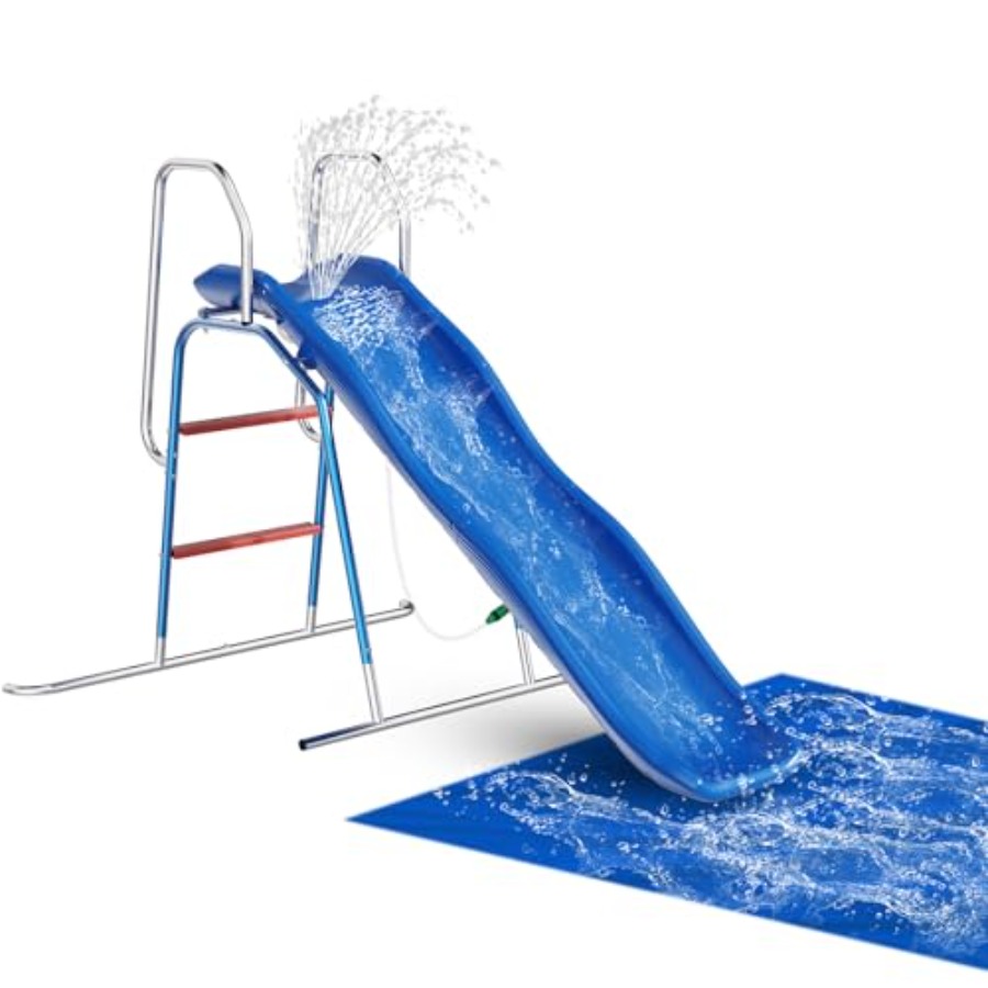 Backyard water slide for kids, - Kids Outdoor Zone 评论和价格