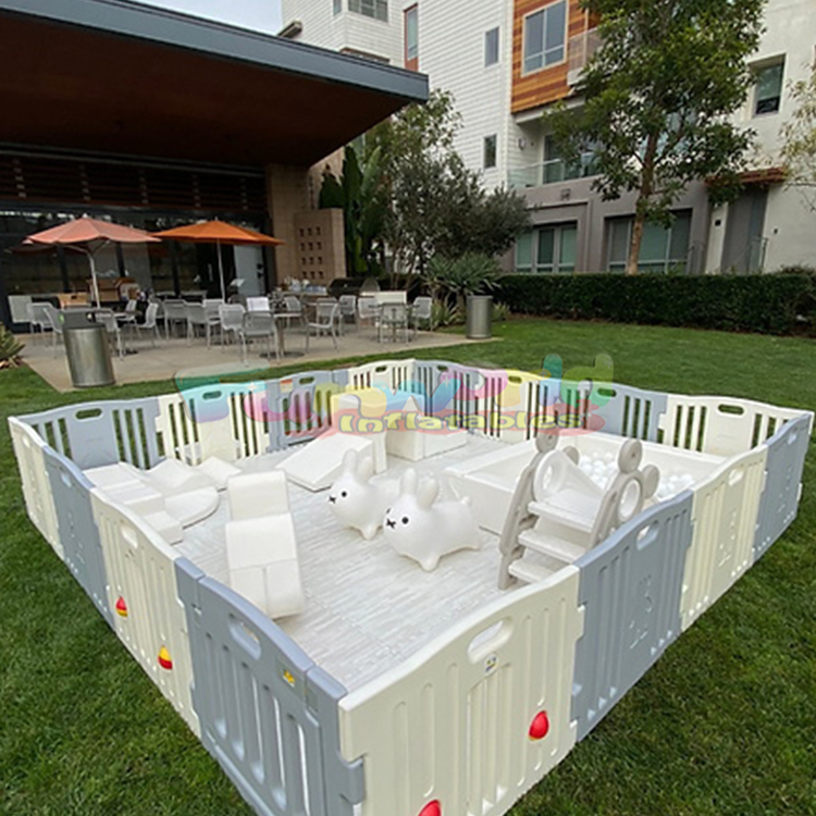 Baby PlaypeIndoor/Outdoor Soft - Kids Outdoor Fence 评论和价格