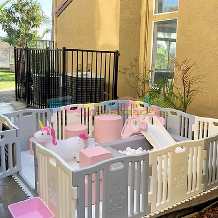 Baby PlaypeIndoor/Outdoor Soft - Kids Outdoor Fence 评论和价格
