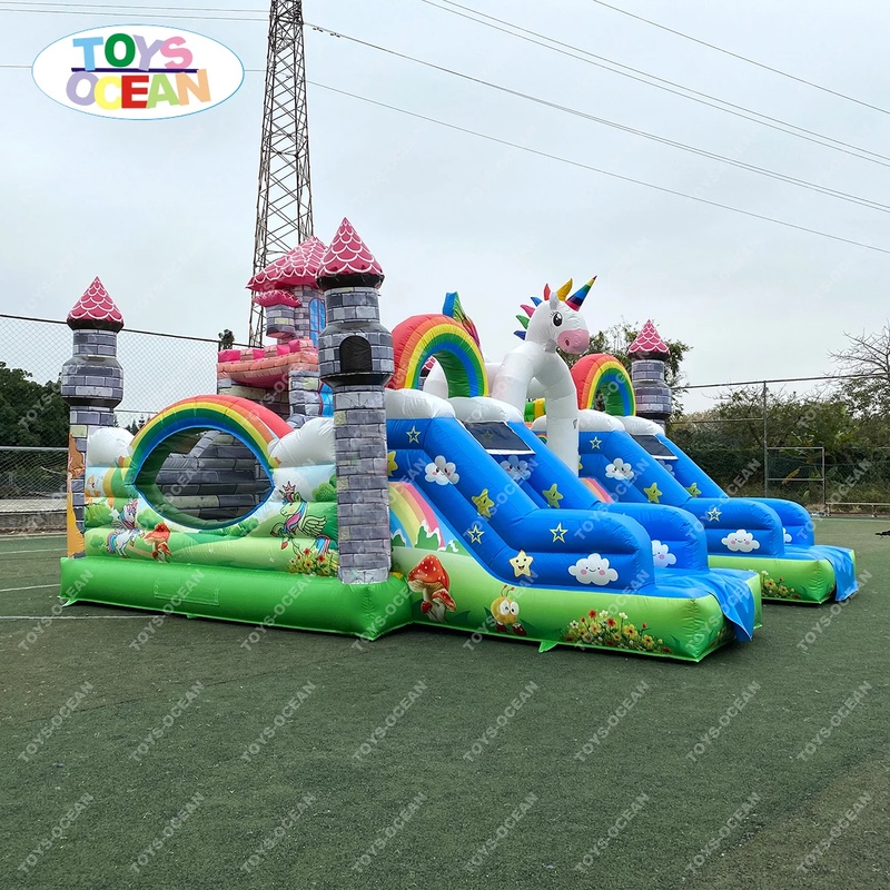 Customized Large Outdoor Playg - Kids Outdoor Jump House 评论和价格