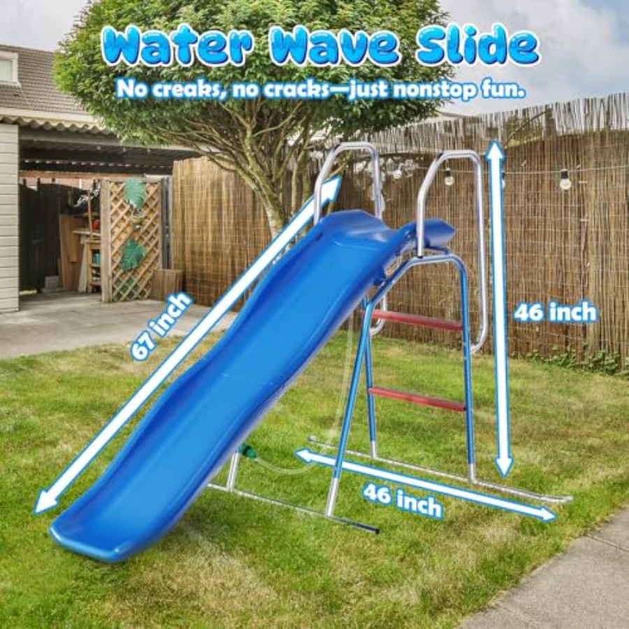 Backyard water slide for kids: - Kids Outdoor Zone 评论和价格