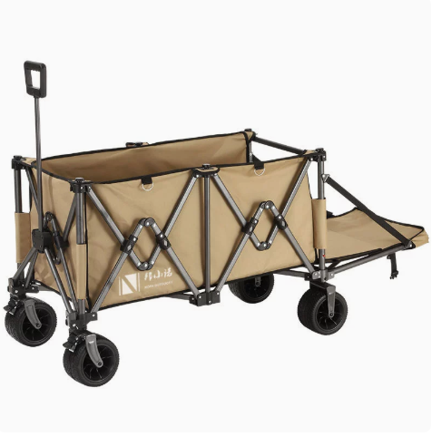 Folding Camping Wagon with Can - Kids Outdoor Wagon 评论和价格