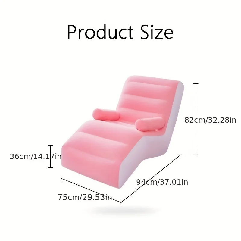 Inflatable Lazy Sofa Flocking  - Kids Outdoor Lounge Furniture 评论和价格