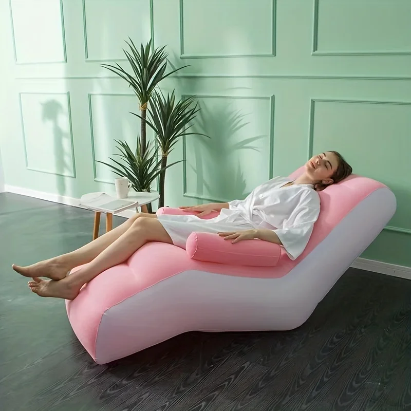 Inflatable Lazy Sofa Flocking  - Kids Outdoor Lounge Furniture 评论和价格