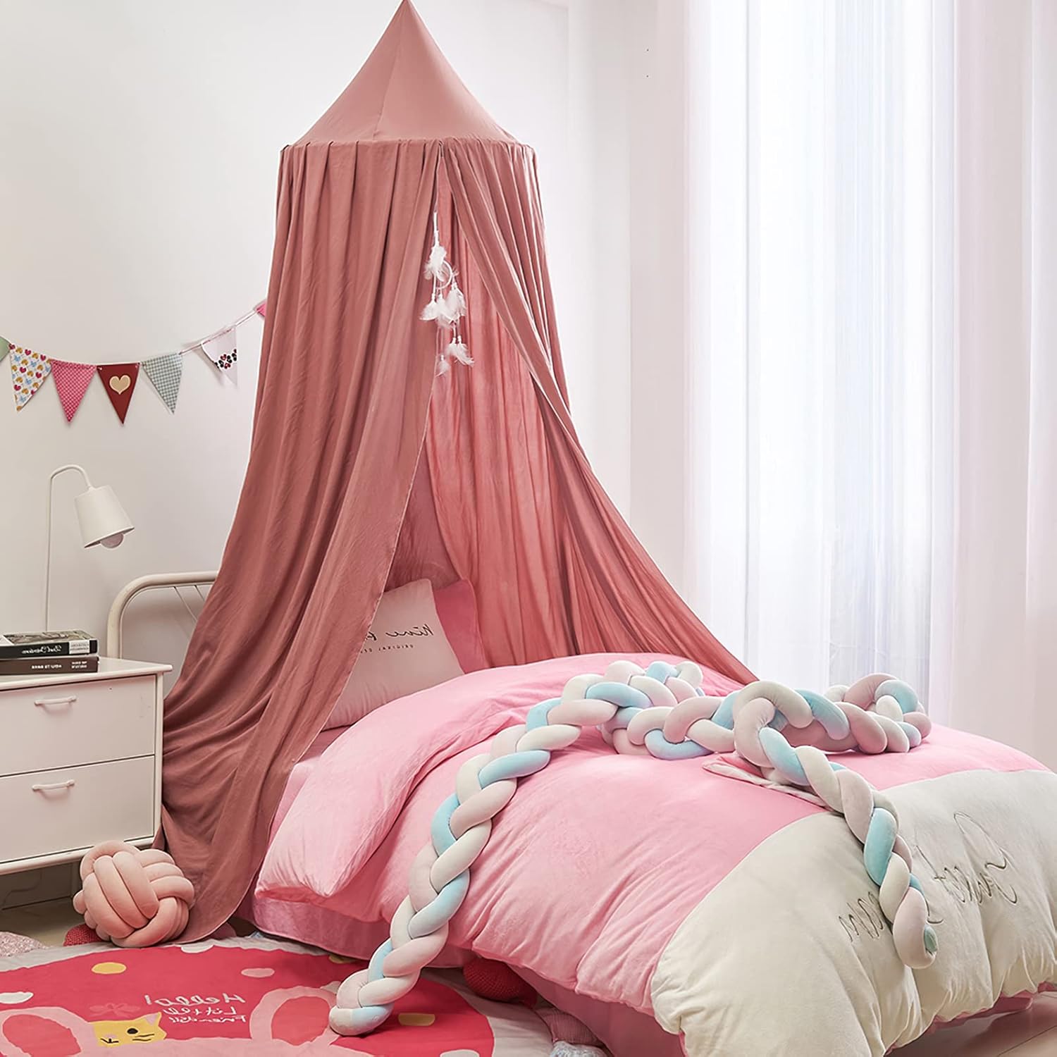 Battilo Kids Bed Mosquito Net  - Kids Outdoor Fence 评论和价格